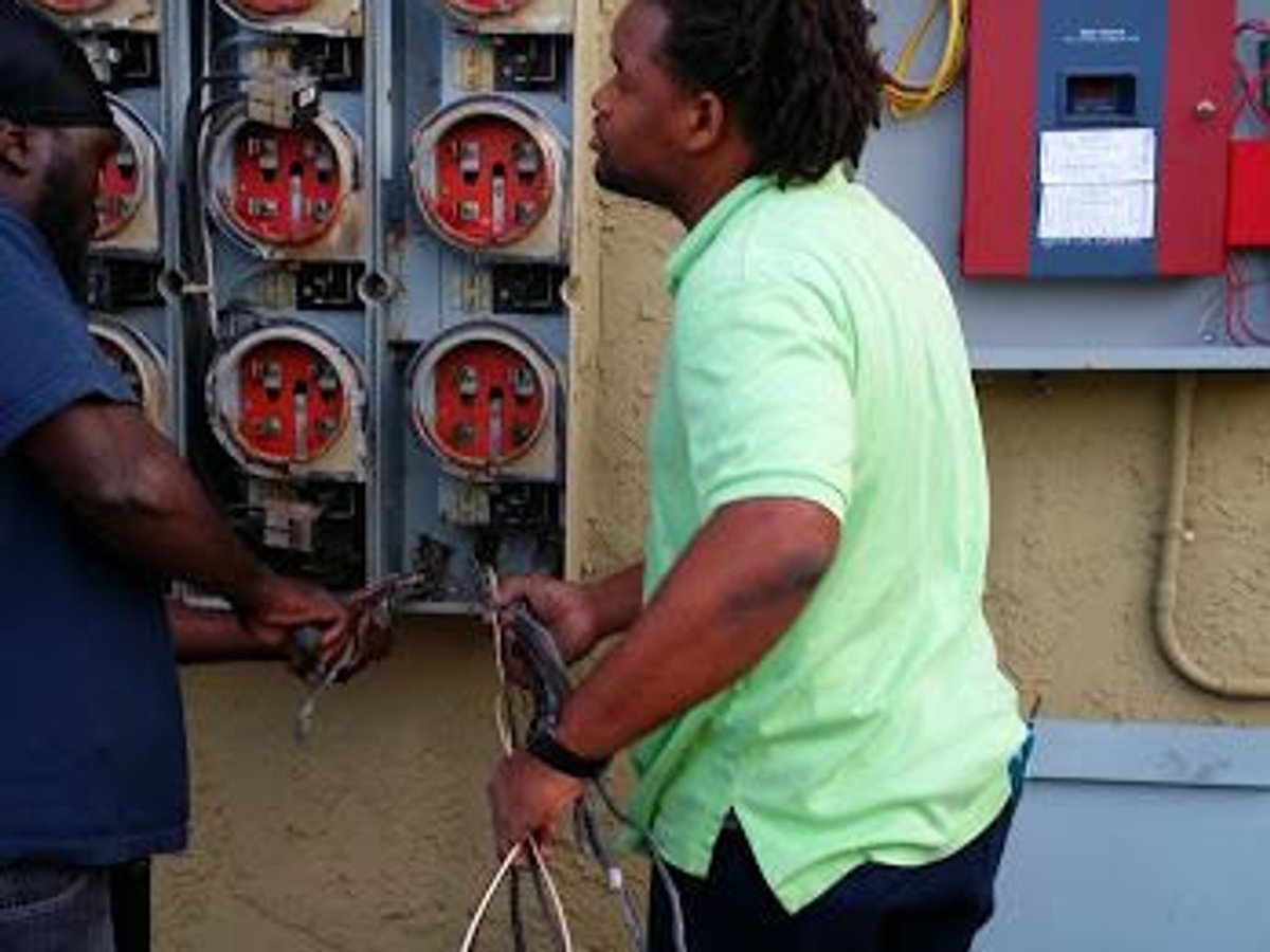 Electrical panel work
