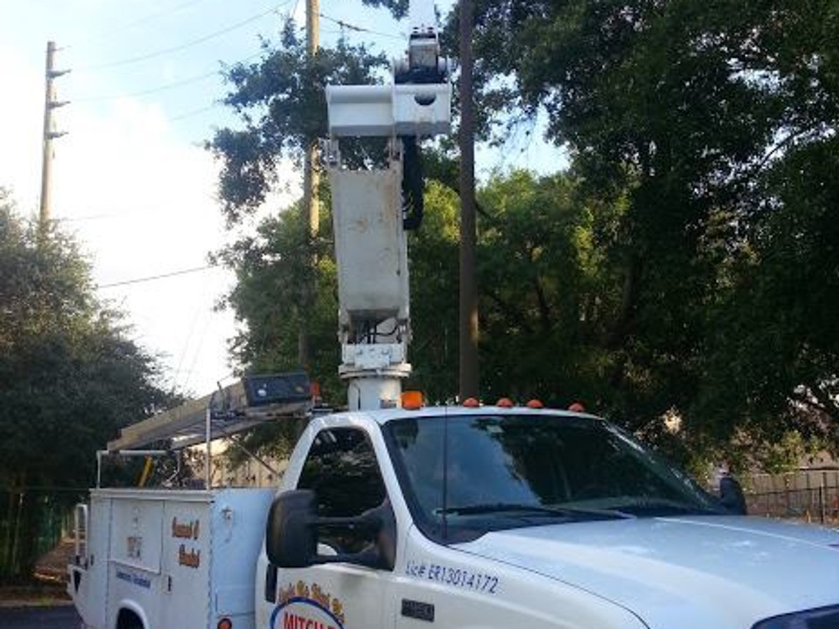 Mitch D. Electric technician on site